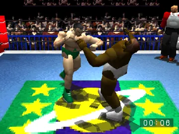 Pro Wrestling Sengokuden (JP) screen shot game playing